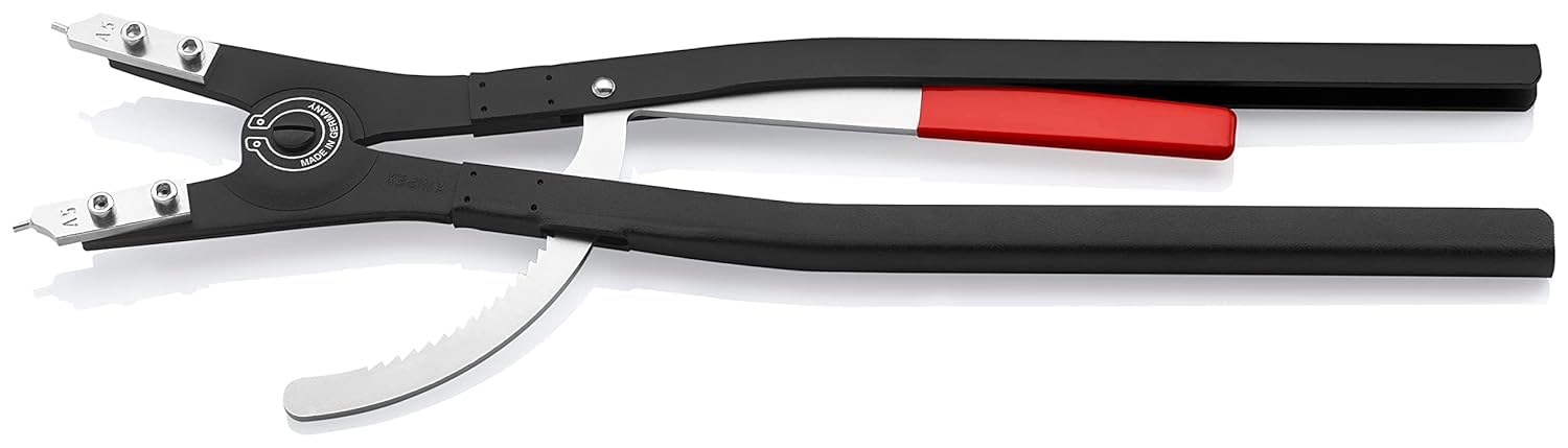 KNIPEX Circlip Pliers for External Circlips on Shafts Black Powder-Coated 560 mm, 46 10 A5