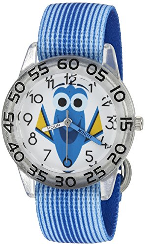 Disney Girl's 'Finding Dory' Quartz Plastic and Nylon Watch, Color:Blue (Model: W003019) Disney Girl's 'Finding Dory' Quartz Plastic and Nylon Watch, Color:Blue (Model: W003019)