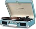 Crosley Cruiser Deluxe Vintage 3-Speed Bluetooth Suitcase Turntable, Turquoisethumb 3