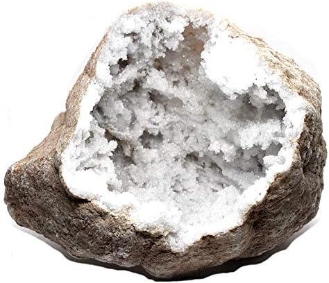 Very Large Quartz Crystal Geode 2kg Healing Crystals Reiki Stones