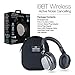 Naztech i9 Active Noise Cancelling Bluetooth Headphones Over Ear, Hi-Fi Stereo Wireless Headset with Microphone apt-x Stereo Sound Enhanced Bass for TV, Airplane, Traveling, Sport, Cell Phones and PC up to 30 Hours Play