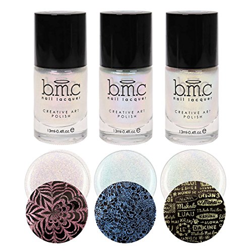 BMC Shimmery Creative Nail Art Stamping Polishes - Moonbeams Collection BMC Shimmery Creative Nail Art Stamping Polishes - Moonbeams Collection