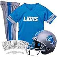 Franklin Sports NFL Youth Football Uniform Set for Boys & Girls - Includes Helmet, Jersey & Pants with Chinstrap + Numbers