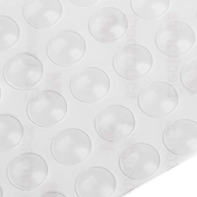 A&H 10 * 2.2mm Tope De Puerta De Goma Autoadhesivo Amortiguador Tope De