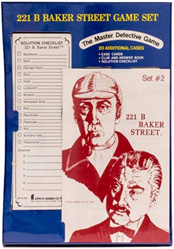 221 B Baker Street Game Set H-02 Cases 21-40