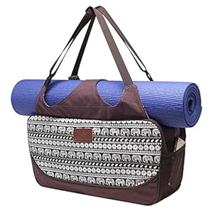 #DoYourYoga Bag for Yoga/Fitness/Sport »Mahavir« from made of waterresistant materials – carry kit/shoulder/backpack (multifunctional storage like towel, wallet, mat .)