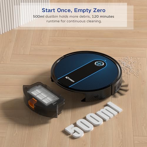 Coredy Robot Vacuum, R650 Ultra Robotic Vacuum with 2200 Pa Strong