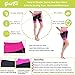 GoldFin Women's Wetsuit Shorts Pants 2mm Neoprene Shorts, Keep Warm for Diving Snokeling Swimming Surfing Scuba Pants with Pocket, BS003 (L, Black+Fuchsia)