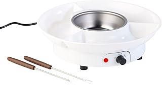 Rosenstein & Söhne Schokoladenfondue: Elektrisches Schokoladen-Fondue für 2 Personen, 15 Watt (Schokoladenfondue elektrisch)