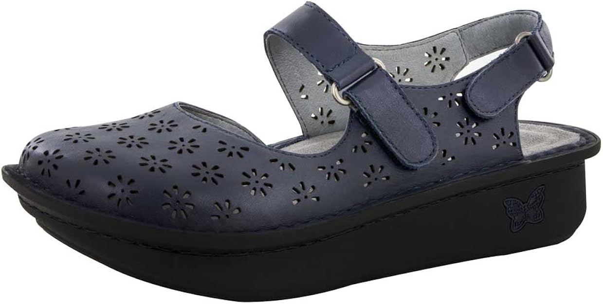 Alegria Womens Jemma Navy Sandal 43 M Sandals