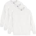 Hanes Boys ComfortSoft Long-Sleeve T-Shirt Pack, Cotton Tees for Boys, 3-Pack