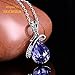 NEEMODA Necklace for Women Crystal Pendant Jewelry Gifts for Her Eternal Love