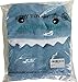 BABY TOWELS FOR BOYS BATH POOL OR BEACH SB,WASHCLOTH 100% COTTON BLUE SHARK DESIGN SOFT GREAT GIFT