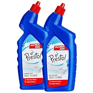 Amazon Brand – Presto! Toilet Cleaner – 1 L (Pack of 2)