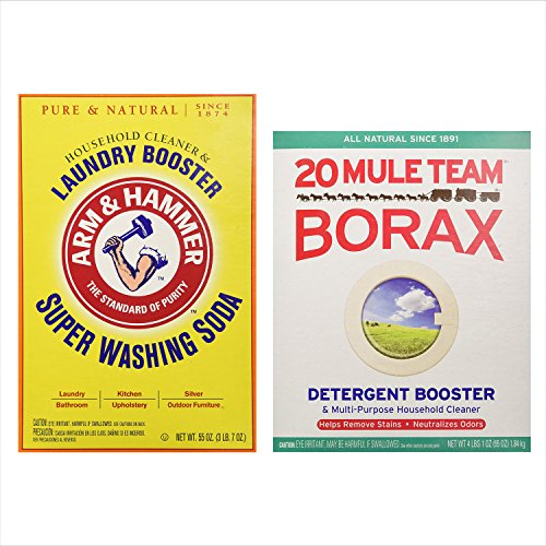 UPC 655257427133, 20 Mule Borax 65oz and 55oz Arm &amp; Hammer Super Washing Soda