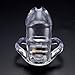 YiFeng Biosourced Resin Male Chastity Cage Device Belt Restraint Men Bondage Fetish ZCS142 (Short, Clear)