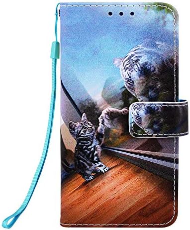 Lomogo iPhone XR Case Leather Wallet Case with Kickstand Card Holder Shockproof Flip Case Cover for Apple iPhone XR - LOYBO450053 L3