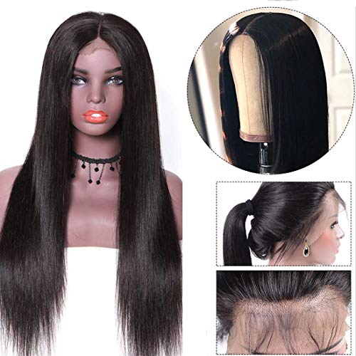 UNice-Hair-Bettyou-Series-13x4-Straight-Lace-Front-Human-Hair-Wigs-180-Density-Brazilian-Virgin-Hair-Lace-Frontal-Wig-with-Baby-hair-Black-Color-18inch