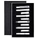 Lictin Men's Tie Clip Clasp Bar - 10pcs Alloy Necktie Clip Pin Bar, Tie Bar Set 6pcs Regular Ties Clip Pin Bar(6cm)+4pcs Skinny Tie Clip(4cm) with Gift Box