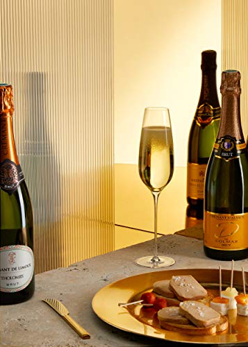 Sekt Probierpaket Crémant Brut - 6 Sekt Flasche aus Frankreich : Alsace, Bordeaux, Bourgogne, Loire, Jura, Limoux (6 x 0… – Bild 7