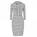 Eliacher Women's Casual Striped Knitting Dress