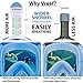 Vreef Full Face Snorkel Mask New Model with 180° Panoramic Viewing, Non-Toxic Silicone Materials, Easy-breath Longer Tube, Improved Anti -Fog & Anti-Leak Technology + FREE BONUSES. By