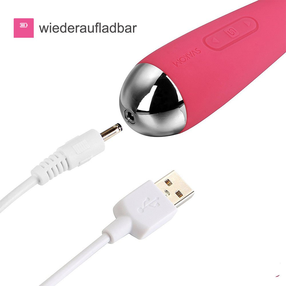 SVAKOM Mini Emma wiederaufladbar Silikon Vibrator Sexspielzeug mit 6 Vibrationsmodi für Frauen und Paare