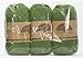 (3 Small Gorgeous Skeins) Alpaca Yarn Blend Umayo [657 Yards Total], #2 Fingering (Matcha Green)