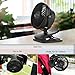 AngLink Clip-on Stroller Fan, Rechargeable Battery, 4 Speeds 2600mAh