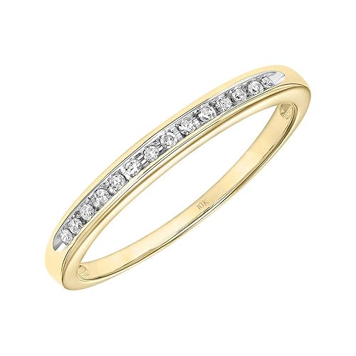 Brilliant Expressions 10K Yellow Gold 1/5 Cttw Conflict Free Diamond M Brilliant Expressionswomens 10k Or 14k Rose White Or Yellow Gold