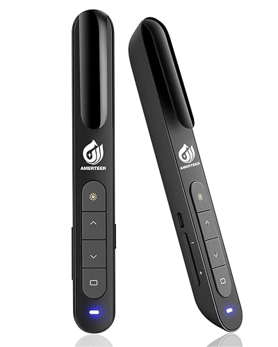 Powerpoint Clickers Rf AMERTEER Wireless Presentation clicker for Powerpoint Presentations ...
