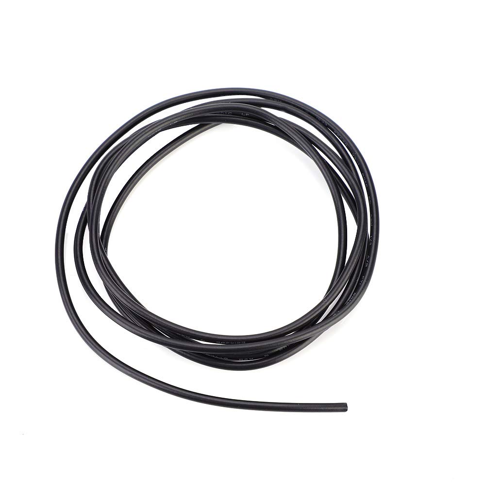 Guitar Shielded Wire,Guitar Connecting Cable Inner Circuit Hookup Connecting Wire Cable 1M for Electric Guitar Bass,Black. Musical Instrument Accessories