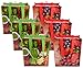 PLANET E Reusable Grocery Shopping Bags - Durable and Foldable with Colorful Prints (Pack of 6)