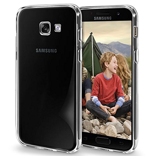 Galaxy A3 2017 Case, Orzly FlexiCase for Samsung Galaxy A3 (2017) - CLEAR [Slim-Fit] Soft, Flexible & Durable [Anti-Scratch] Protective Skin for New 2017 Galaxy A3