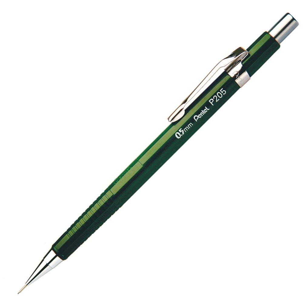 Pentel P205D Mechanical Pencil 0.5 mm, HB Green Amazon.co.uk Office