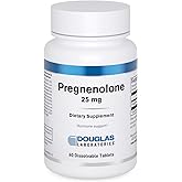 Douglas Laboratories Pregnenolone (25 mg) - For Pancreas, Cortisol & Liver Support* - Pregnenolone Supplement - Non-GMO - 60 Tablets