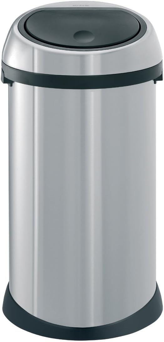Brabantia 288661 Touch Cubo de la basura de diseño (50 l), acero mate