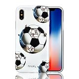 CTUNES iPhone X Case/iPhone 10 Case, Soccer Ball