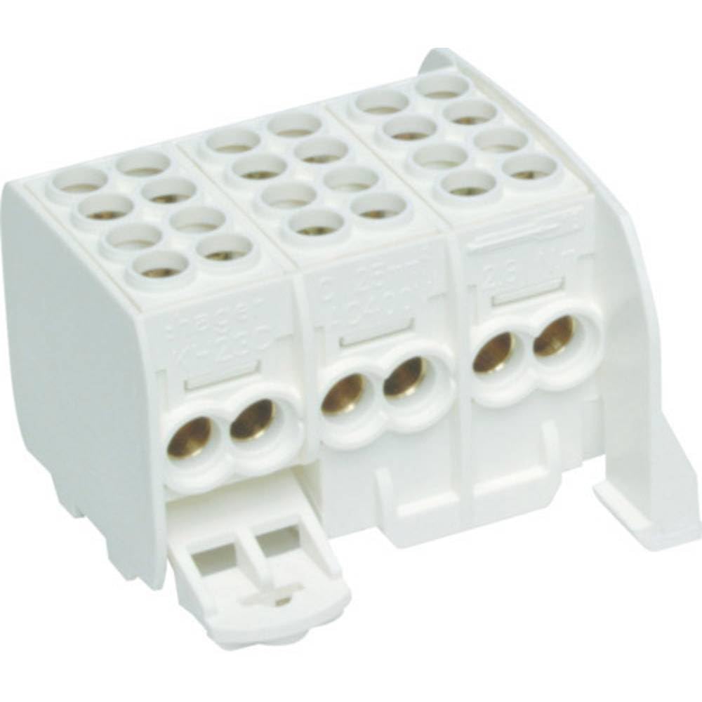 Hager KH23C main branch terminal. 3pol. Finger-safe