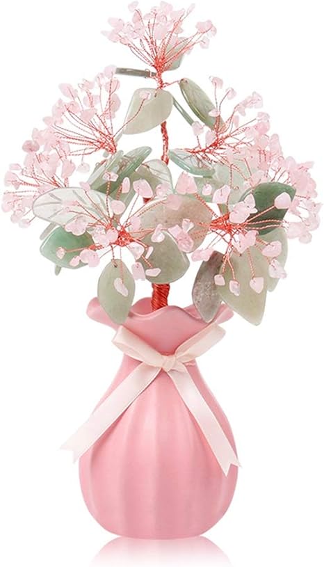 Amazon クリスタルマネーツリー カラフルな クォーツヒーリングクリスタルストーン盆栽マネーツリー宝石 4つのスタイル グッドラック ホームオフィスの装飾のための部屋工芸風水飾り 風水クリスタルツリー Color A 置物 オブジェ オンライン通販