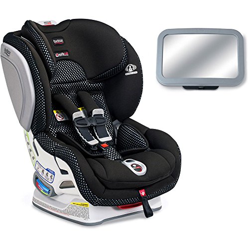 Britax Advocate ClickTight ARB Cool Flow Collection Convertible Car Seat with Back Seat Mirror – Gray