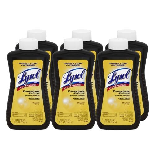 Lysol Brand Concentrate Disinfectant, Cleaner, and Deodorizer, Original Scent, 12 oz. (Case of 6) image