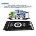 Wireless Power Bank, AmiCool Portable Qi Wireless Charger 8000mAh Ultra Slim Power Bank 2 in 1 Charging for Galaxy S6 S6 Edge/Edge Plus Note 5 Nexus 6 5 4 and iPhone (Black)