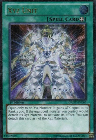 Yu-Gi-Oh! - Xyz Unit (GAOV-EN062) - Galactic Overlord - 1st Edition - Ultimate Rare