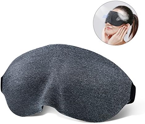 Sleep Mask Eye mask 3D Contoured Sleeping Mask Super Soft Blindfold Eyeshade for Travel Naps Shift Work of Men and Women