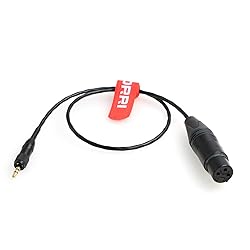 DRRI XLR 3pin Female to Locking 3.5mm Adapter Cable
