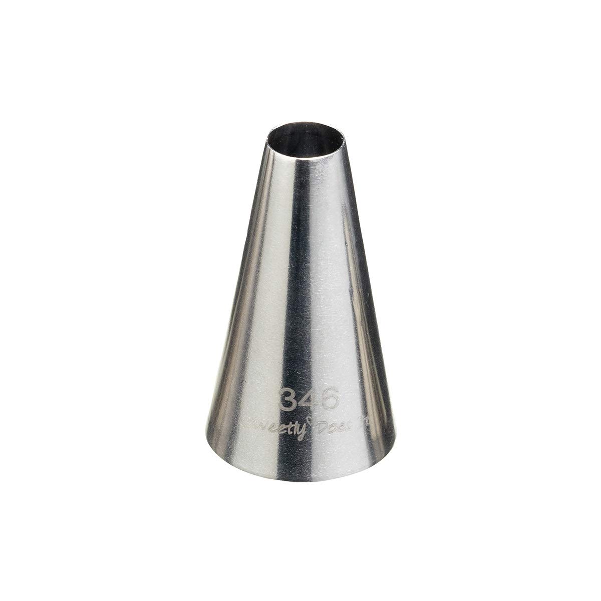 KitchenCraft Sweetly Does It Medium Piping Nozzle, Stainless Steel, Round Tip