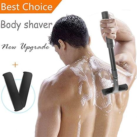Back Shaver Back Hair Removal Stretchable Long Handle Back Hair