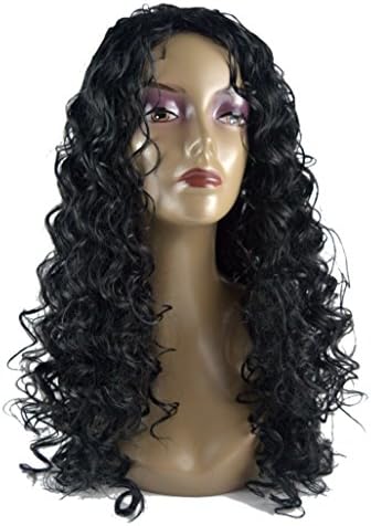 Black Deep Long Curly Big Fluffy Thickness Kinky Wigs Full Wigs for Black Women, Heat Resistant Fiber Synthetic Hair