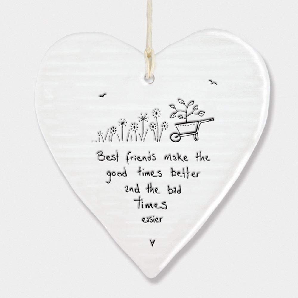 ‘Best Friends’ Wobbly Hanging Heart